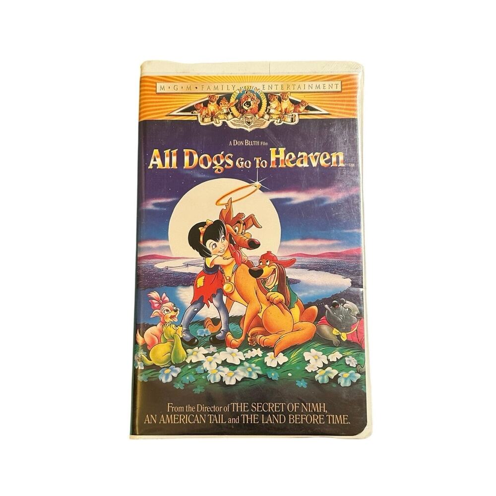 All Dogs Go To Heaven VHS Tape